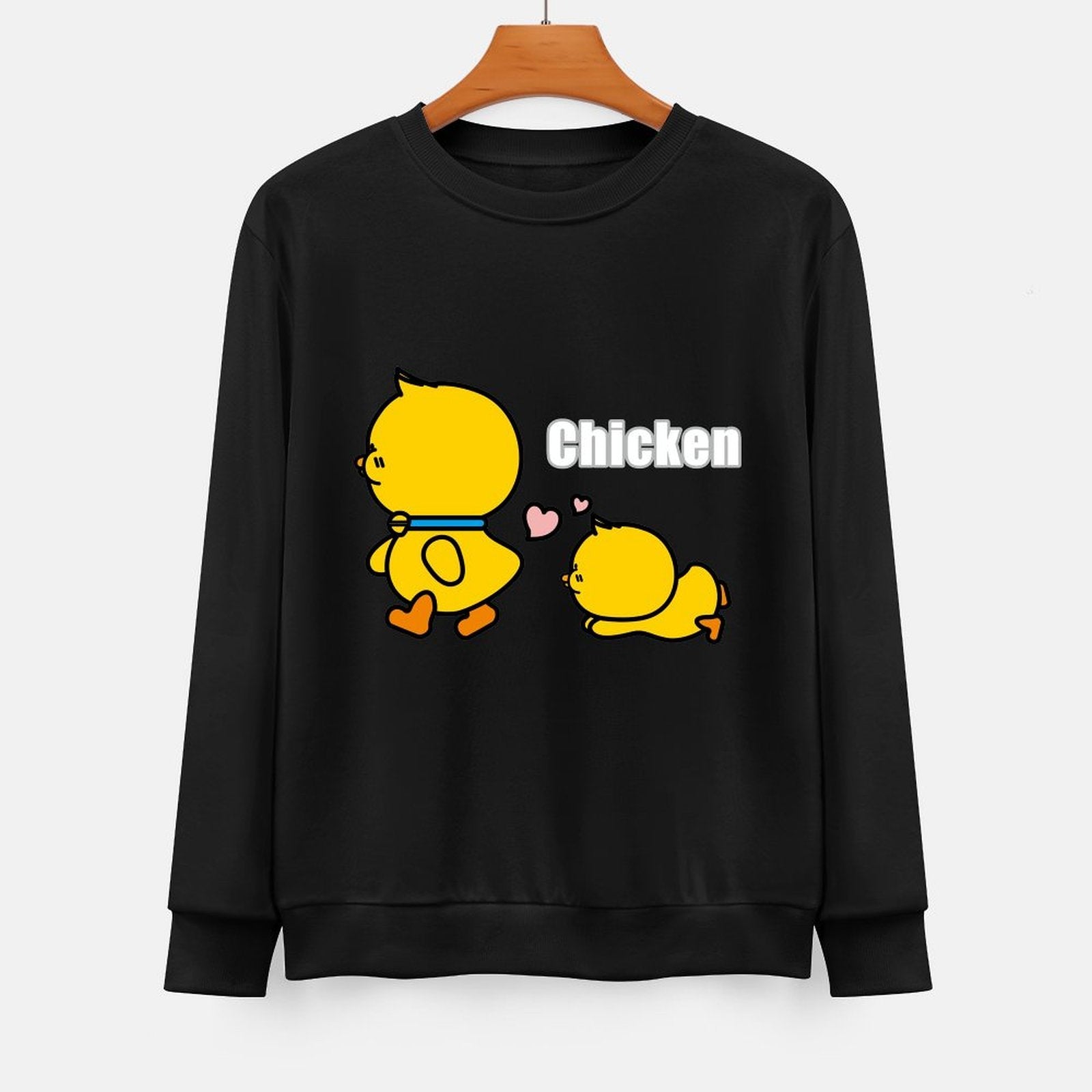 Front Patterned Long Sleeve TopColorfast Clean